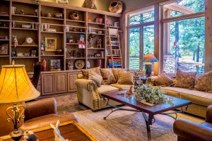 Interior, living room, furniture — Install LED bulb at your home to move towards a greener world