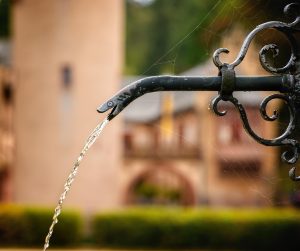 Fountain, water, water jet — Promoting Efficient Lawn and Landscape Irrigation During Smart Irrigation Month