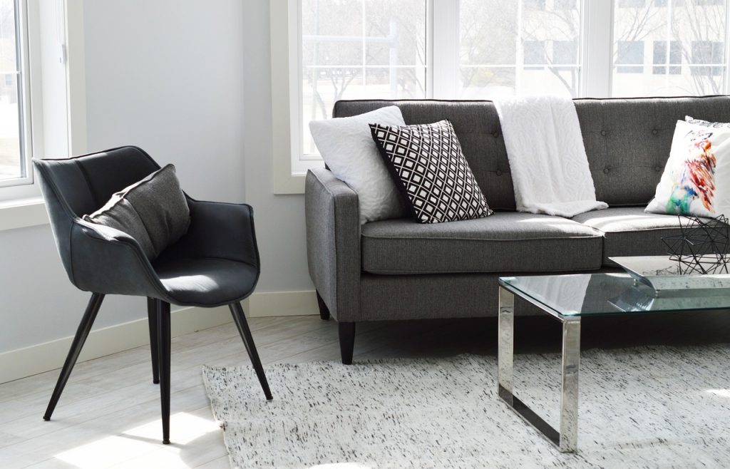 Living room, chair, sofa — Steps Taken InPainting Services Singapore Process