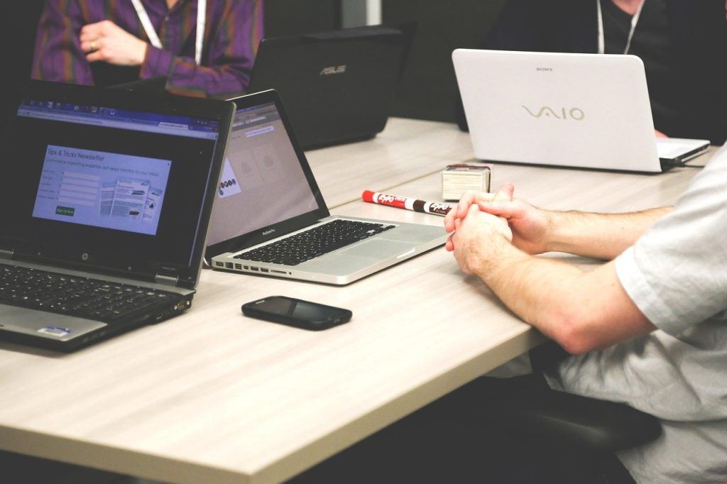 Laptops, meeting, businessmen — The Chemistry of 3-CMC: Structure, Synthesis, and Applications