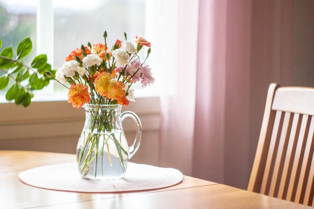Flowers, flower background, table — Top 10 Curtains Cleaning Company in Brisbane