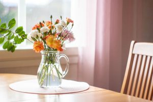 Flowers, flower background, table — Top 10 Curtains Cleaning Company in Brisbane